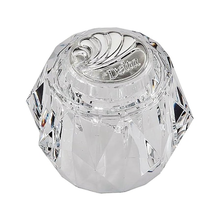 Thrifco Plumbing Delta Tub and Shower Faucet Ball Handle, Smoke Acrylic, 4232 4401524